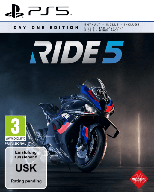Ride 5 box art for Playstation 5